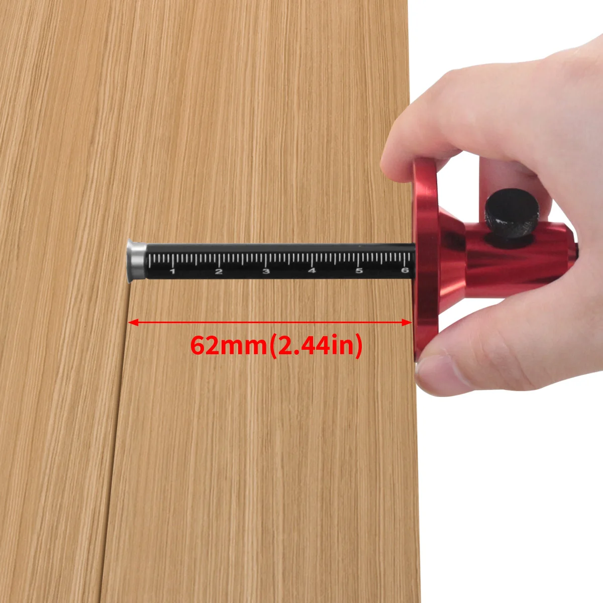 Woodworking Gauge Wheel Marking Scriber Wood Marking Tools Inch MM Scale Parallel Line Drawing Mortise Measuring