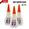 3ML 15ML Cyanoacrylate Instant Glue Strong Adhesive DIY Liquid Jewelry Toy Shoes Super Quick Drying Transparent 502 Super Glue 1