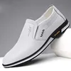 Men's Fashionable Soft Leather Casual Shoes Breathable Spring Summer Autumn Winter Large Size Business Casual Shoes
