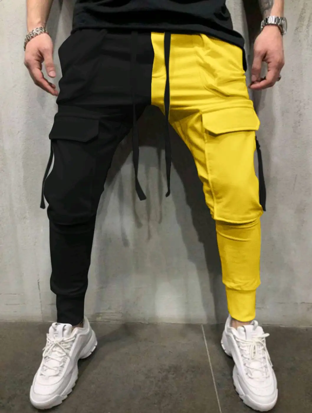 Casual pants,printed pants Men's Pants Hip Hop Joggers Cargo Pants Casual Fashion Printing Trousers Streetwear
