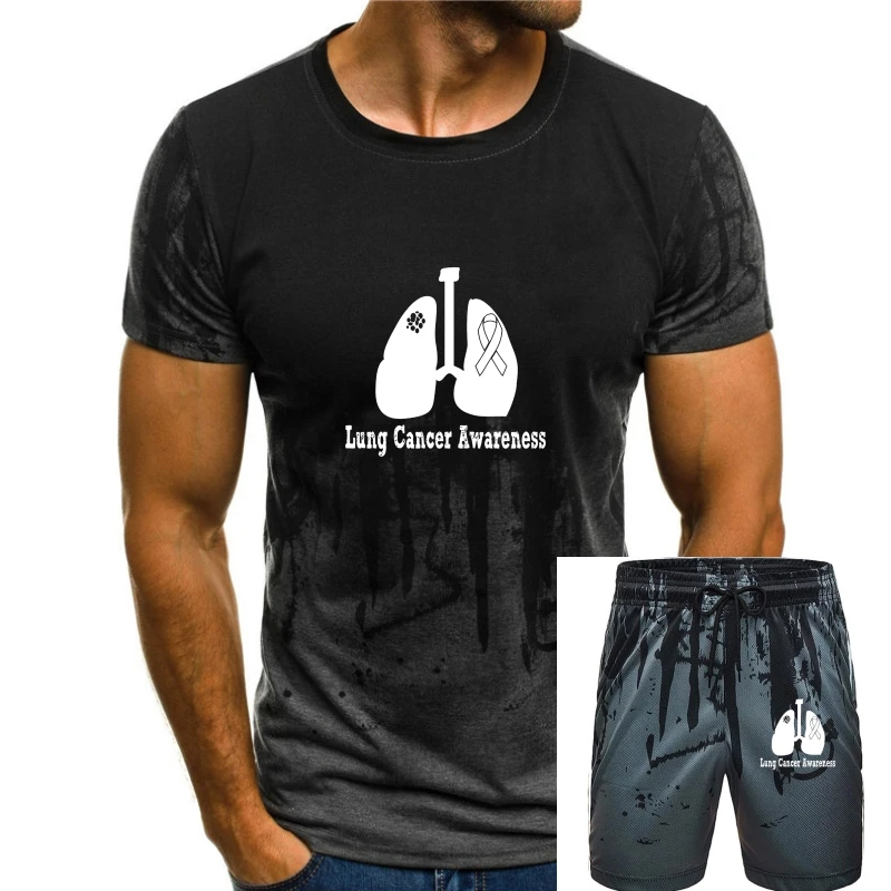 

Men T Shirt Lung Cancer Awareness Apparel Women tshirt