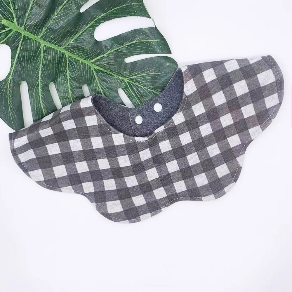 순수 코튼 베이비 턱받이 6겹 360도 회전식 수유 타액 수건 용 양면 편안한 부드러운 턱받이