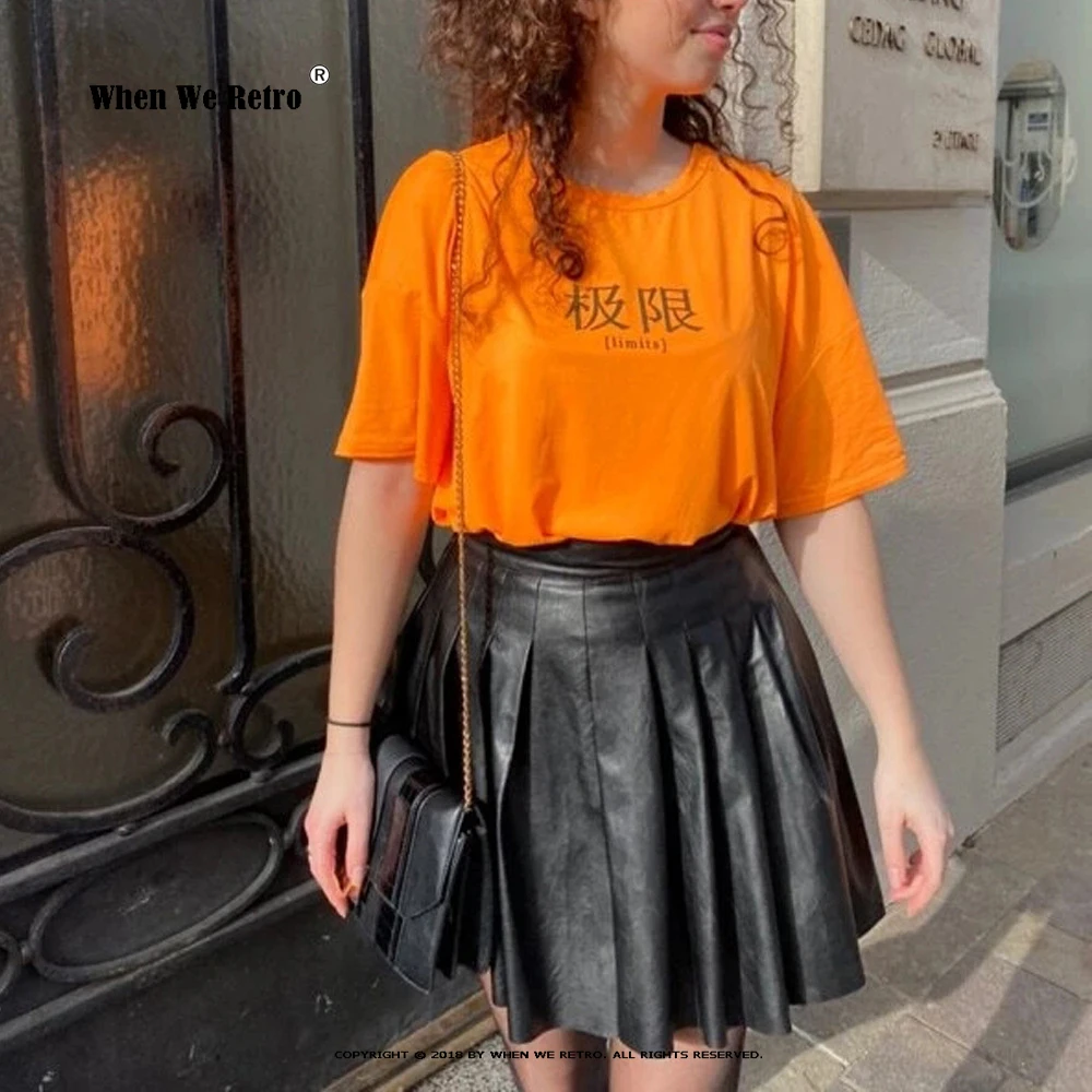 

Fashion High Waist PU Skirt Wet Look Pleated Skirt Y2K Girls Punk Gothic Black Latex Miniskirt Solid Rave Party Clubwear RS067