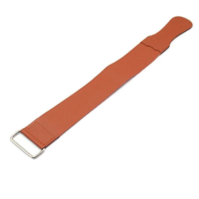 

Razor Strop, Double Genuine Leather Straight Razor Strop, Folding Knife Shave Sharpener, Sharpening Belt