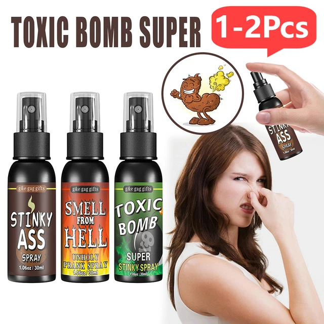 30ml Fart Gag Spray Party Supplies Plastic Smelly Stinky Gags for Adults  Kids Terrible Stinky Fart Spray Non Toxic for Halloween