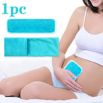 Tappetino rinfrescante per perineo riutilizzabile, impacco freddo postpartum con perline di gel, terapia del freddo per le donne dopo la gravidanza e il parto 1