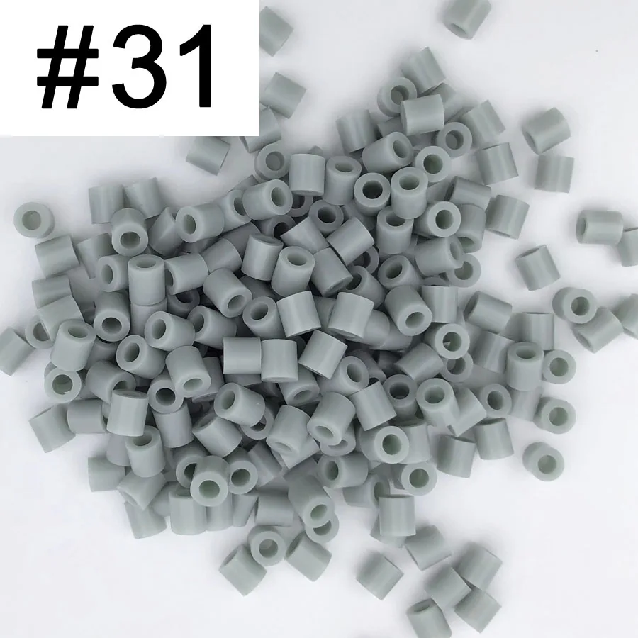 5mm 1000PCS Assorted Colored Hama Beads for Kids DIY Pixel Art and Puzzles