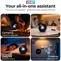 Ultra-thin AI Voice Translator ZNP Z01 Instant Professional Portable Magnetic Smart Voice Translation Display Touch Control - Image 5