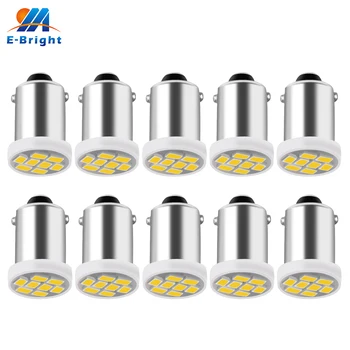 10PC BA9S LED Bulbs 12V 24V 6.3V 6V Led Light Bulbs T4W T11 Bulbs License Plate Lights 1895 1891 64111 Led Light  755 44 47 1893 1