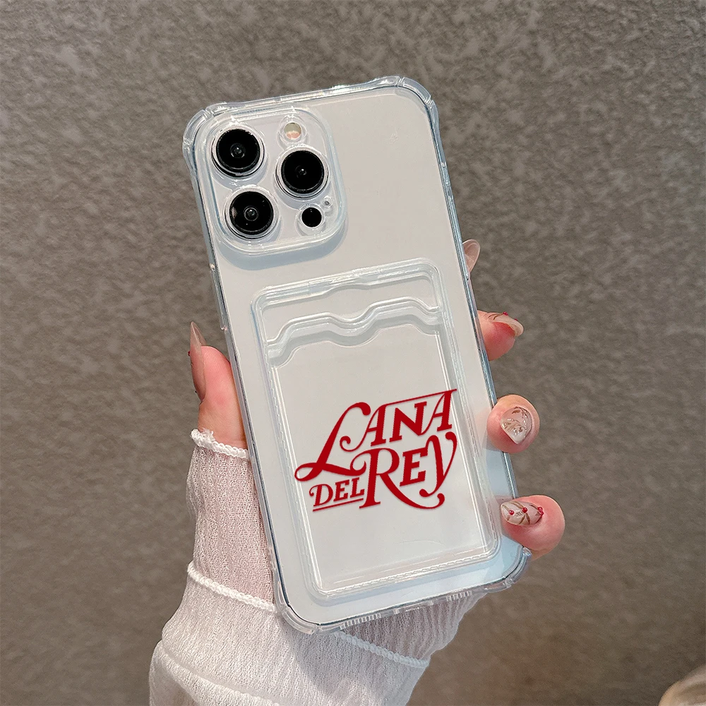 thumbnail image 1 of Funda de sujeción de tarjeta de cantante Kraft Lana Del Rey para iPhone 15 14 13 12 11 Mini Pro Max X XR XSMax 6S 6 7 8 Plus SE20, cubierta anticaída, 1 of 5