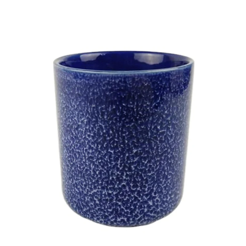 

Hot Sale Ceramic Tea Cup Sake Cup Coffee Mugs Reusable Eco Friendly Coffee Cup With Blue Transmutation Glaze