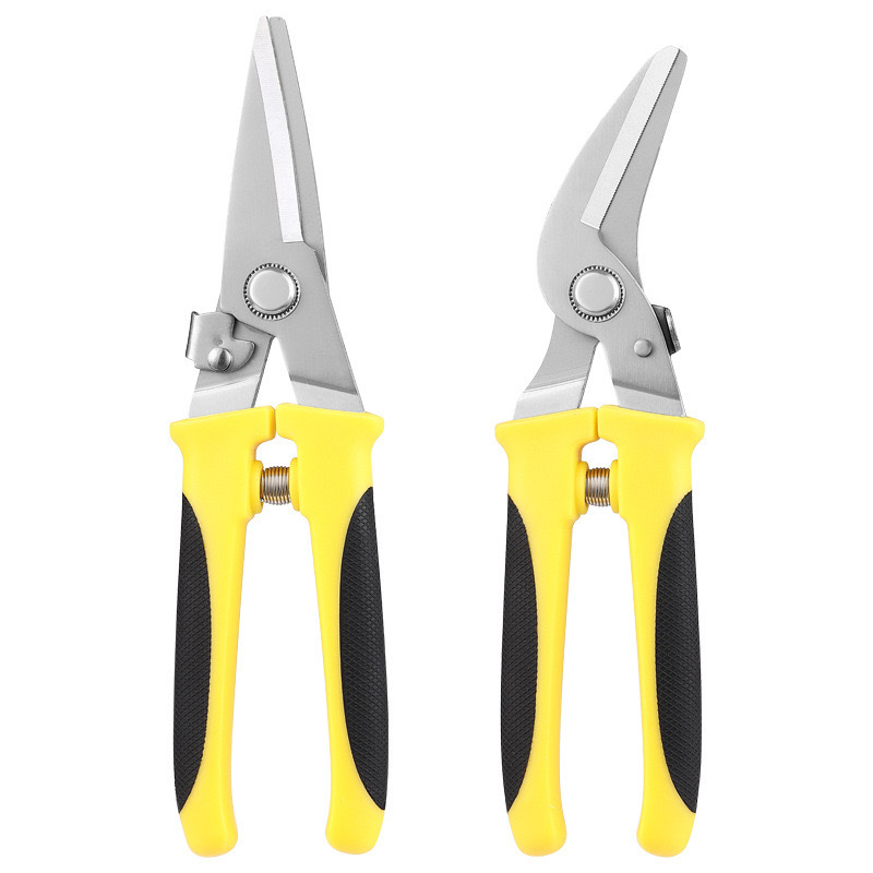 Electrical Cable Electrician's Scissors Stainless Steel Garden Tool PP+TPR Antiskid Handle Scissors for Bonsai Plants Flowers