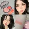 Two-tone Blusher Cream Vibrant Red Pink Cheek Lip Mud Shrink Expansion Grey Rose Color Natural Nude Brown Makeup Matte Rouge 4