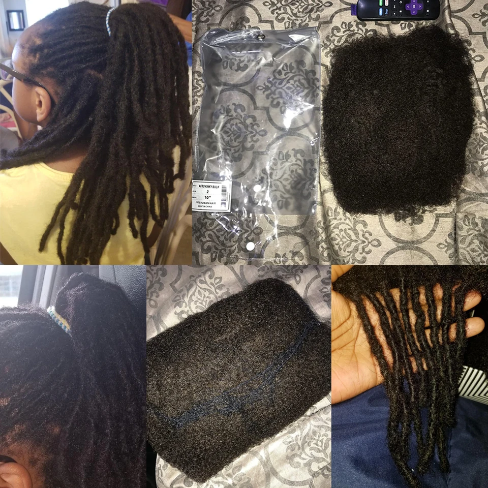 Human Hair Bundles Natural Color Twist Braids for Braiding 1 Pack 50g/pc
