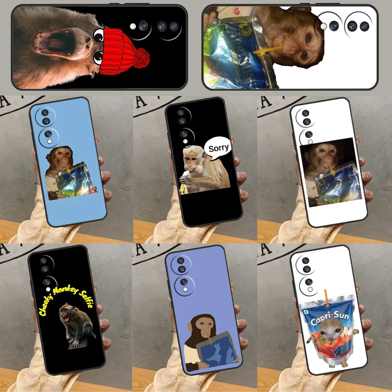 Monkey Sighting Capri Meme Case Per Honor Magic4 Lite Magic5 Pro 8X 9X X6 X7 X8 X9 X7A X8A X9A 10 50 70 90 Lite Cover