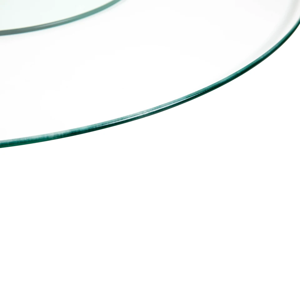 Clear Tempered Glass Lazy Turntable Serving Tray