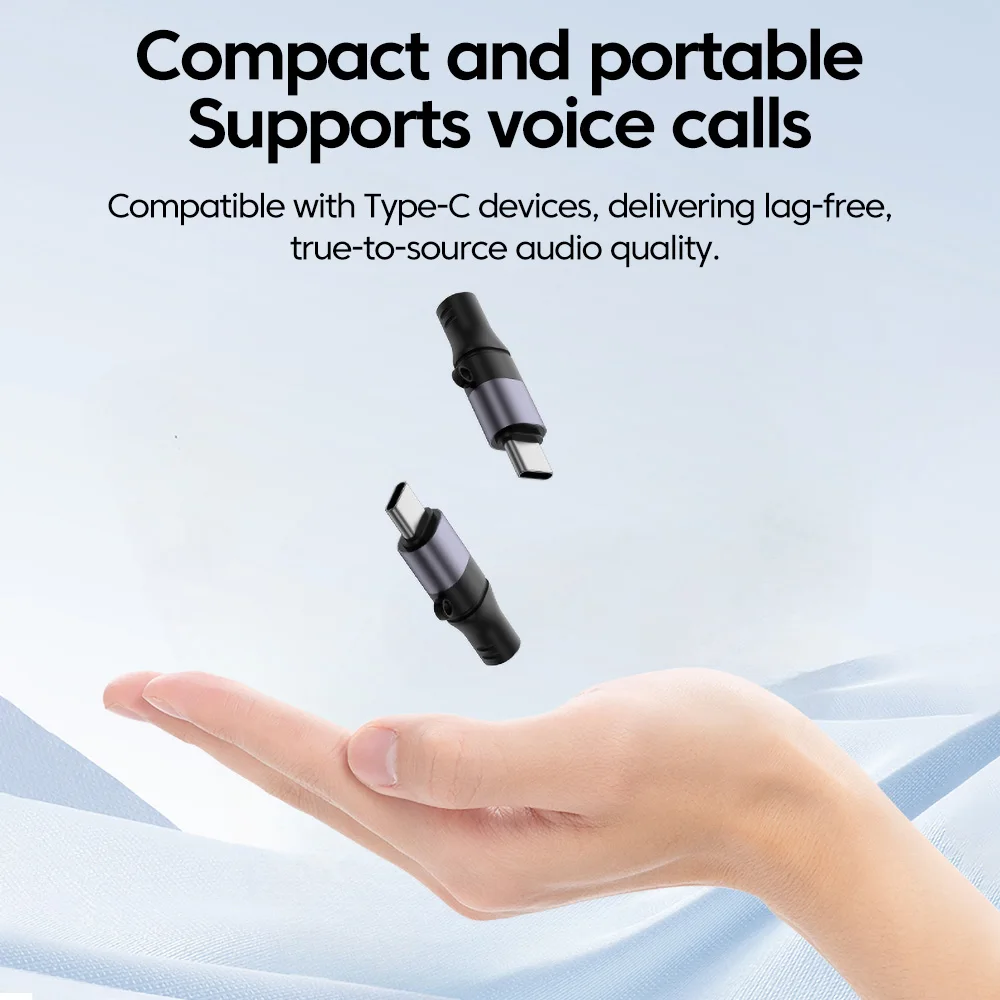 Universal Type C to 3.5mm Audio Adapter with DAC Chip
