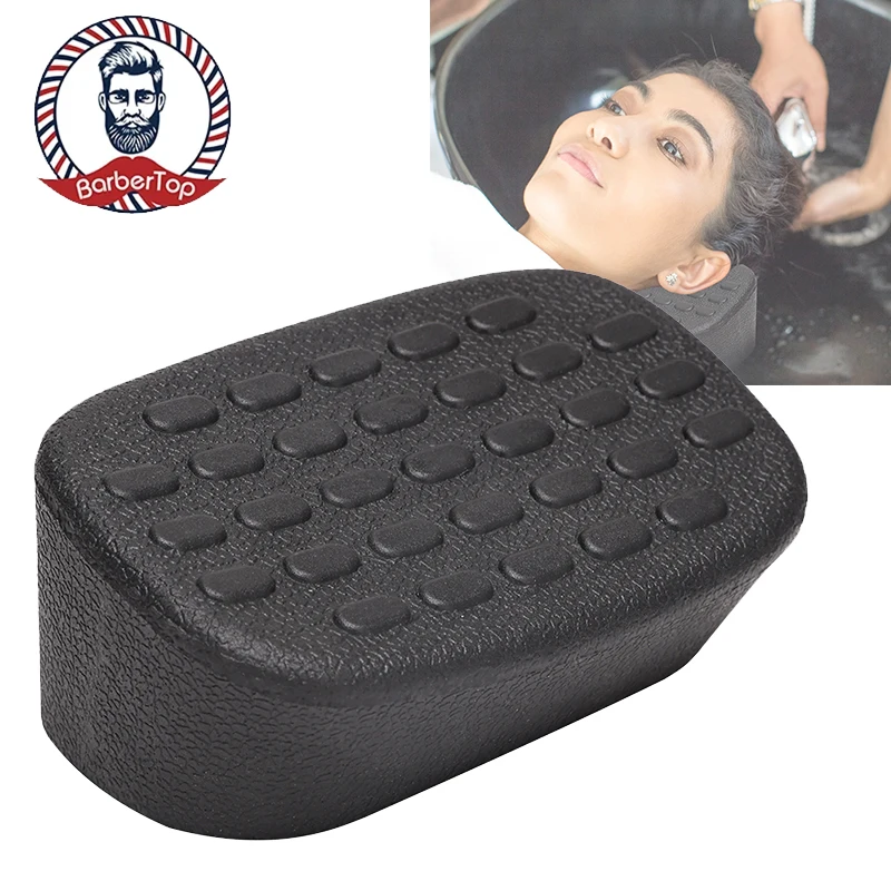

Black Hair Washing Sink Neck Rest Pillow Spa Silicone Cushion Hairdressing Barbershop Accessories 2024