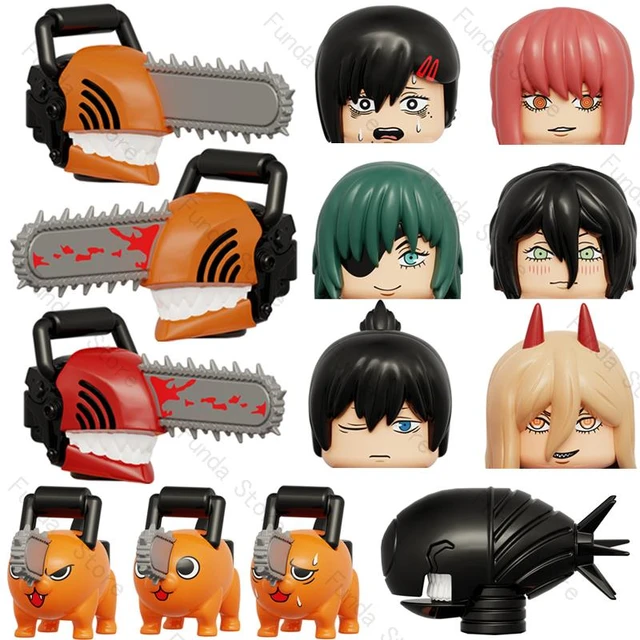 KORUIT KT1067: Lego-Compatible Chainsaw Man Minifigures Preview