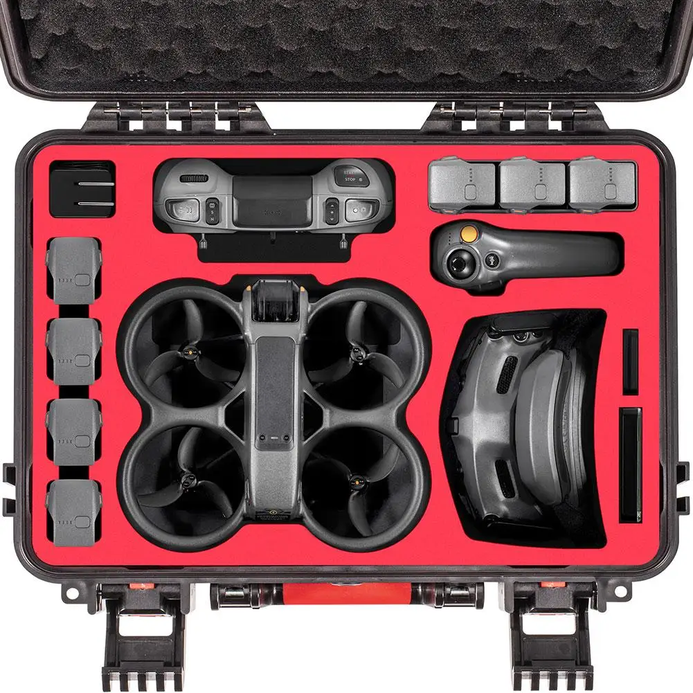 DJI AVATA 2 용 드론 보호 상자, 방수 낙하 방지, 스크래치 방지, 충격 방지, 휴대용 낙하 방지 안전 보관함