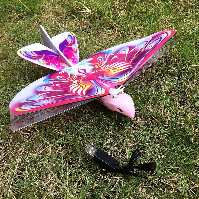 RC Bird RC Airplane 2.4 GHz Remote Control E-Bird Flying Birds Electronic Mini RC Drone Toys Smart bionic animals Education Toys 4