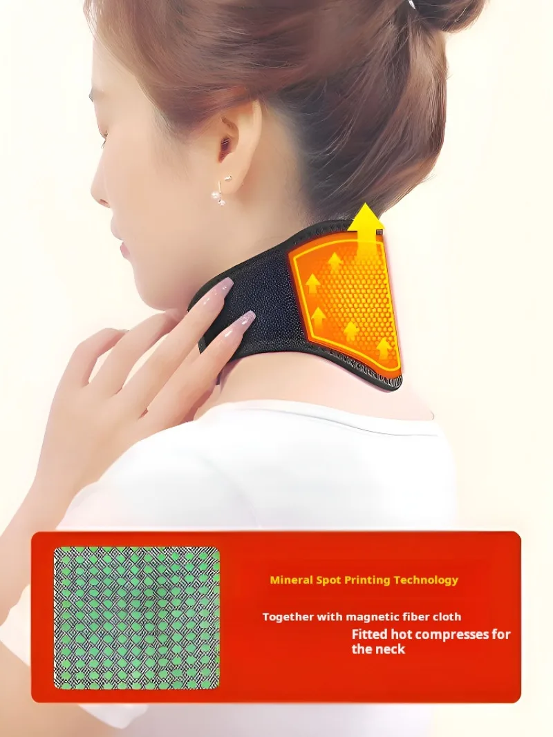 Magnetic neck support belt for shoulder and neck warm protection