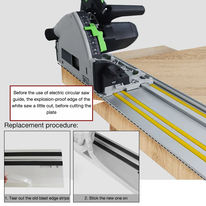 TrackSawGuideRailAluminumExtrudedGuidedRailsforCircularSaw
