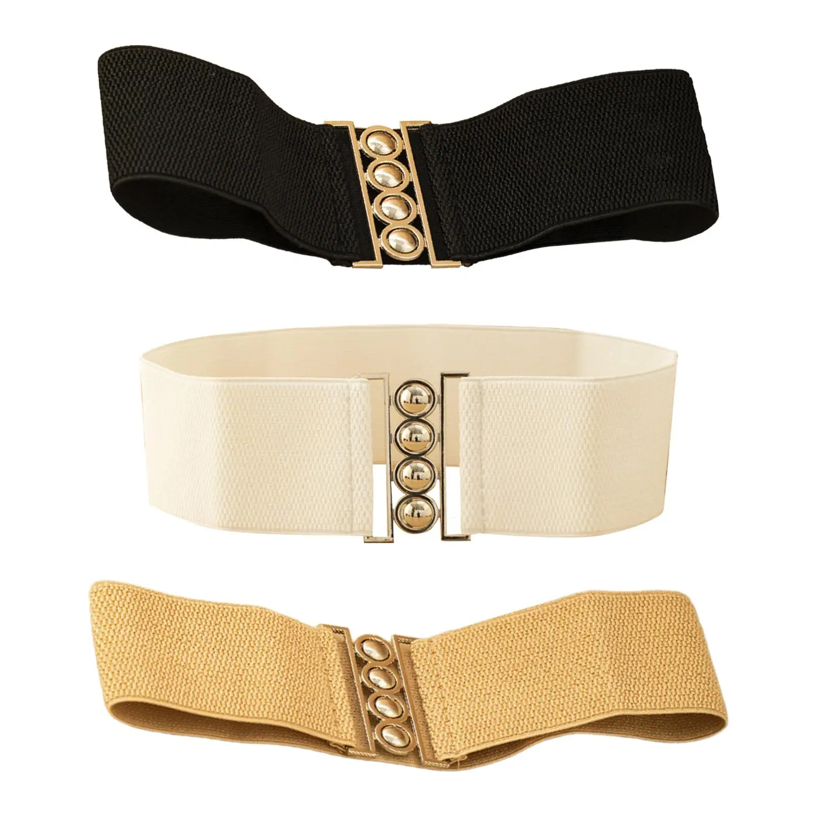 

Women Elastic Waist Belt Portable Wide Waistband for Travel Street Commuting