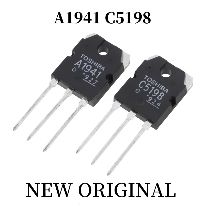 10PCS 5pairs 2SA1941 2SC5198 A1941 C5198 TO 3P Power Transistor New Original bjt transistor