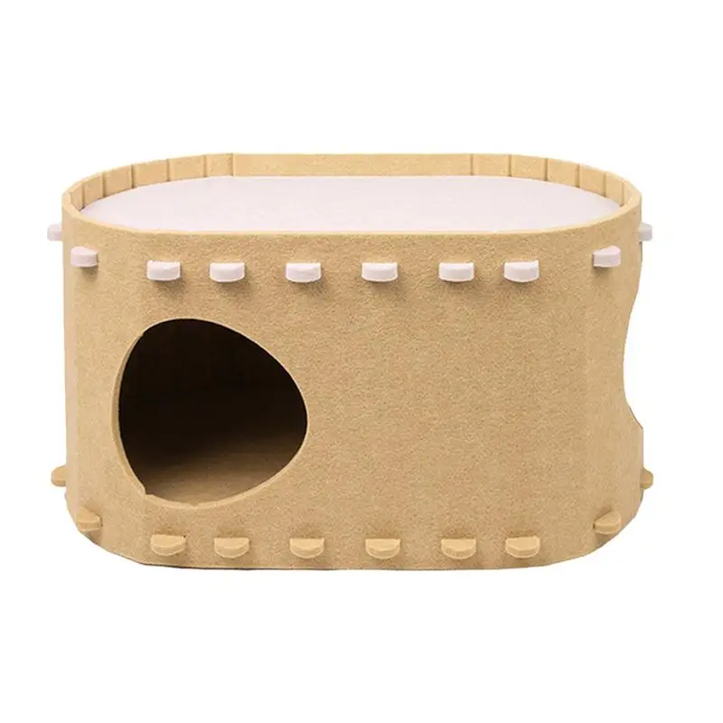 

Tunnel Cave Cat Bed Dog Tunnel Bed Scratch Resistant Removable Multipurpose High Capacity Cozy Easy To Clean Winter Cat Tunnel