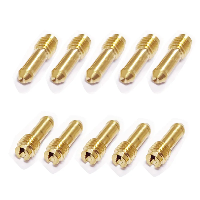 

Pack of 10 Pilot Jet Idle Slow Jet N151.067 M5x0.8mm Thread for Mikuni CV Carb Kawasaki KZ1000 GS1000 GS1100 DR-350 18-4832