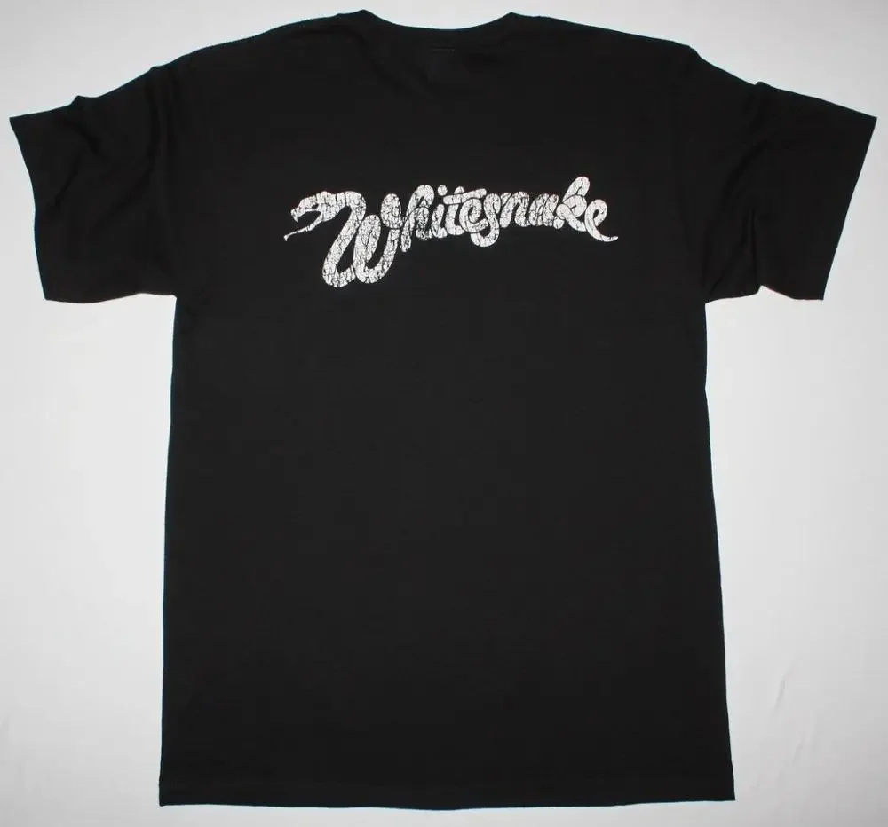 

2018 New Arrivals Whitesnake Lovehunter Hard Rock Coverdale Deep Purple New Black T-Shirt Man T Shirt Round Collar Tees