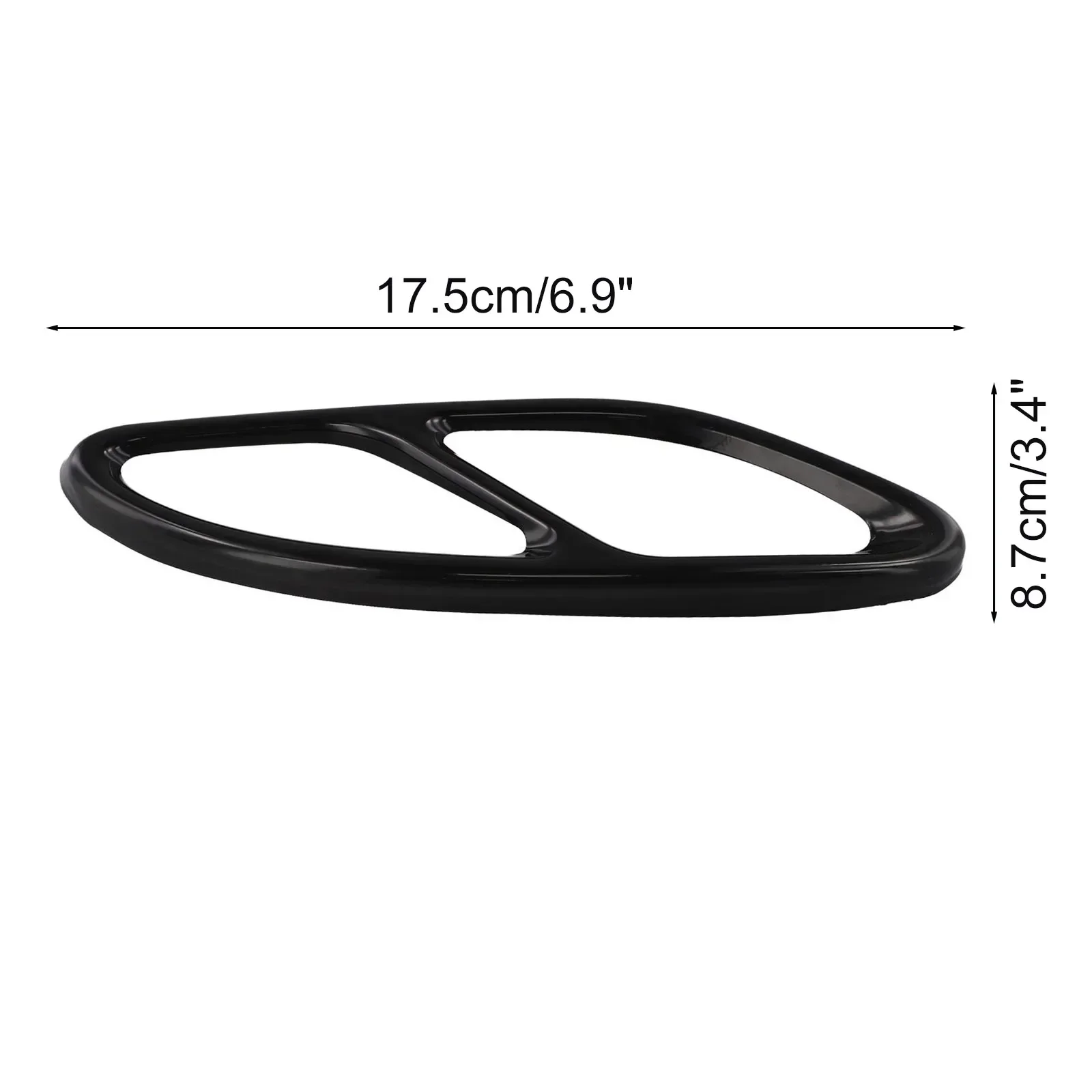 Enhance Your Car's Sound with Stainless Steel Exhaust Pipe Tip Cover for Mercedes GLC C E Class W205 Coupe W246 W212 W213 W176