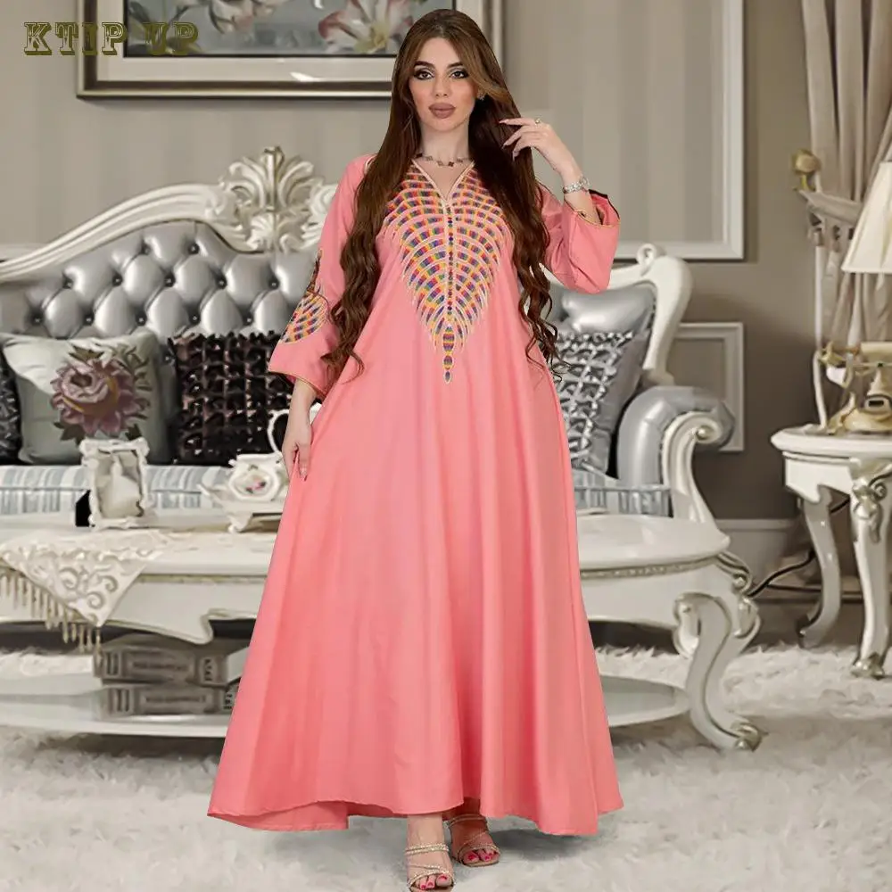

Bangladesh Arab Morocco Muslim Dress Abayas Women Ramadan Print Abaya Dubai Turkey Islam Kaftan Robe Jilbab Femme Musulman Qatar