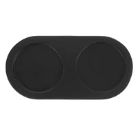 Coasters Wooden Pepper Mill Base Kitchen Tray Grinding Disc Condiment Black Salt and Sauce Bottle for Child 1