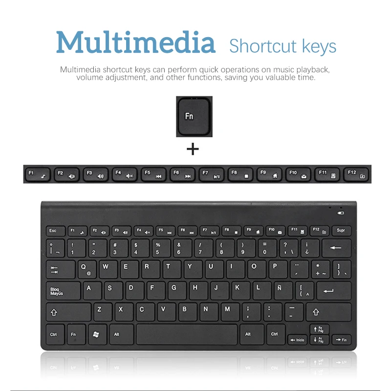 DISOUR Spanish Wireless Keyboard 2.4G Wireless Mouse and Keyboard Set 86 Keys Noise Reduction Silent for Office Working keyboard and mouse set wireless keyboard wireless mouse wireless keyboard and mouse wireless keyboard mouse set