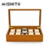 MISHITU Solid Wood Jewelry Box for Watch Bracelets  Premium Jewelry Storage Organizer 34*20*9.35CM Customizable Wooden Watch Box 1