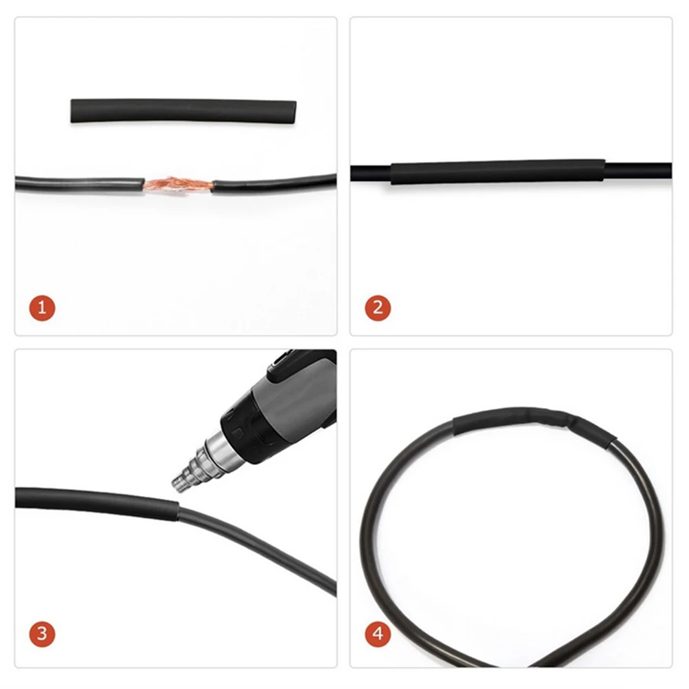 Description Picture 3 of item328PCS Heat-shrink Tubing Thermoresistant Tube Heat Shrink Wrapping Kit Electrical Connection Wire Cable Insulation Sleeving