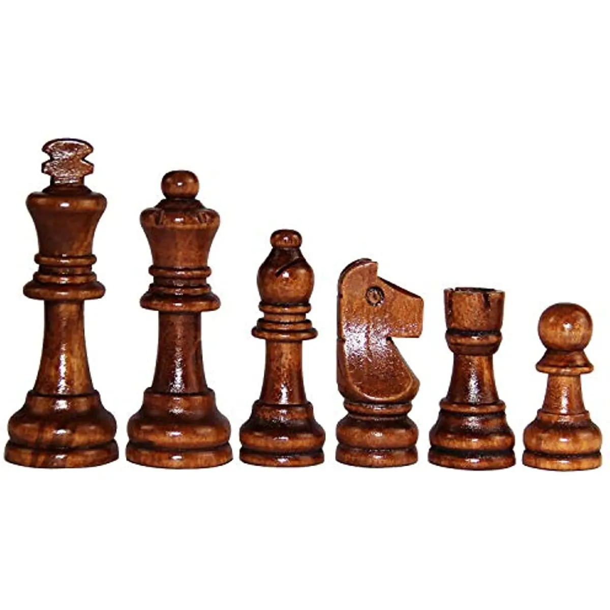 King Figures Chess Game Solid Wooden Chess Pieces 8CM/3.15in