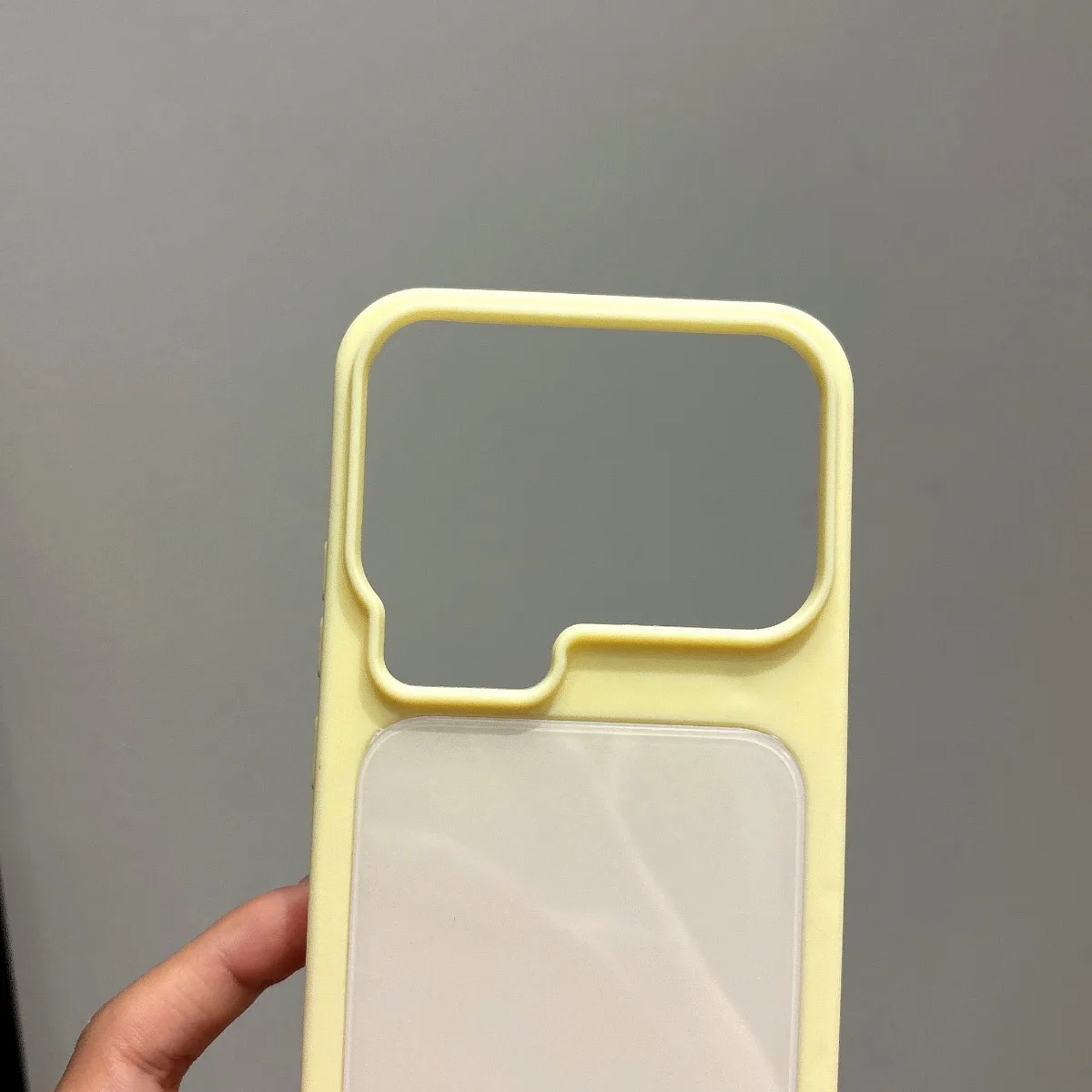 Macaron Color Mirror Phone Case - Soft Silicone Shockproof Cover