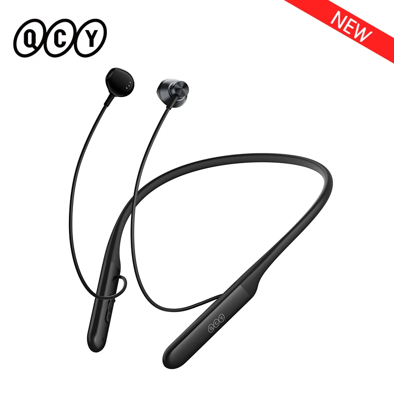 QCY C1 Wireless Headphone Magnetic Sport Neckband Earphones 50H Long Standby Headset 13.6MM Driver Stereo Bluetooth 5.2 Earbuds