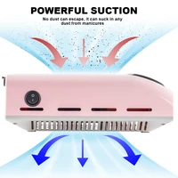 Nail Dust Collector Manicure Machine Tools Strong Power Nail Vacuum Cleaner With Remove Filter Nail Extractor Fan Nail Art Tool 2