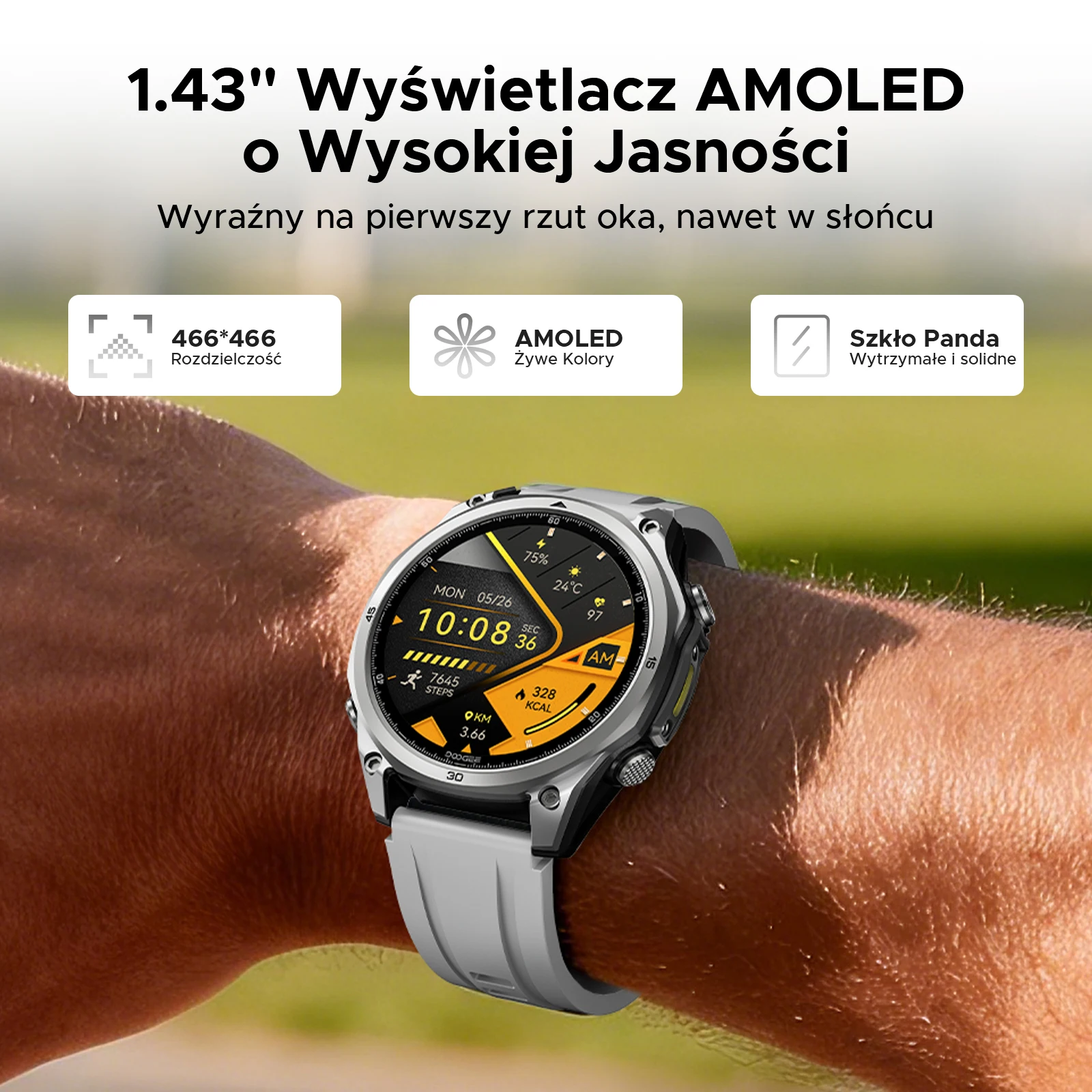 Смарт часовник DOOGEE ANYWISE W1 LITE 5ATM 178 спортни режима - Image 6