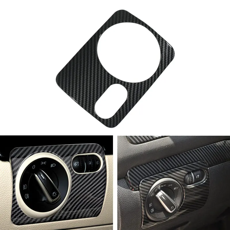 

Текстура из АБС-пластика LHD для стайлинга автомобиля, кнопки переключения фар, рамка крышки, отделка для VW Golf 6 MK6 GTI 2008 - 2013