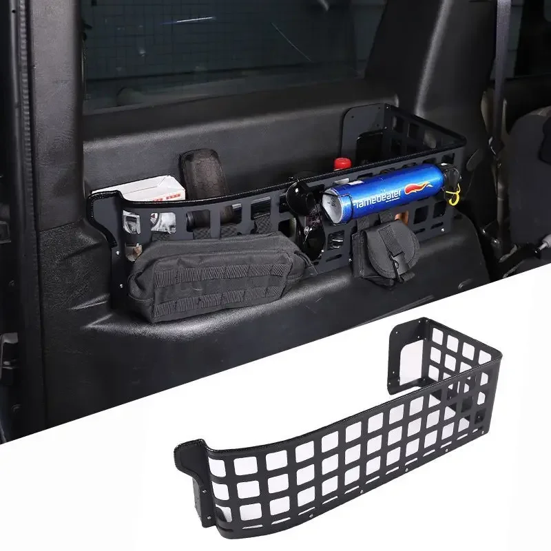 

Aluminum Car Rear Trunk Side Storage Box Holder Multi-Function Organizer Box For Hummer H2 2003 - 2007 Auto Interior Accessories