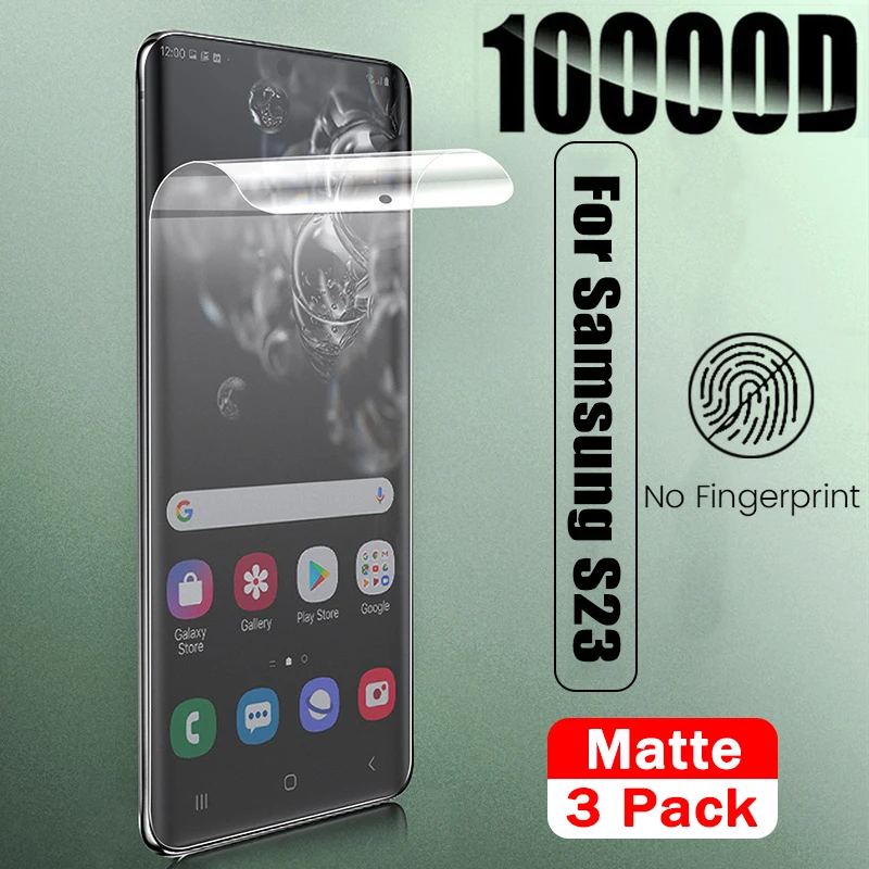 

Ультраматовая Защитная пленка для Samsung Galaxy S23 Plus, Мягкая матовая пленка с защитой от отпечатков пальцев, не стекло для Samsung S23