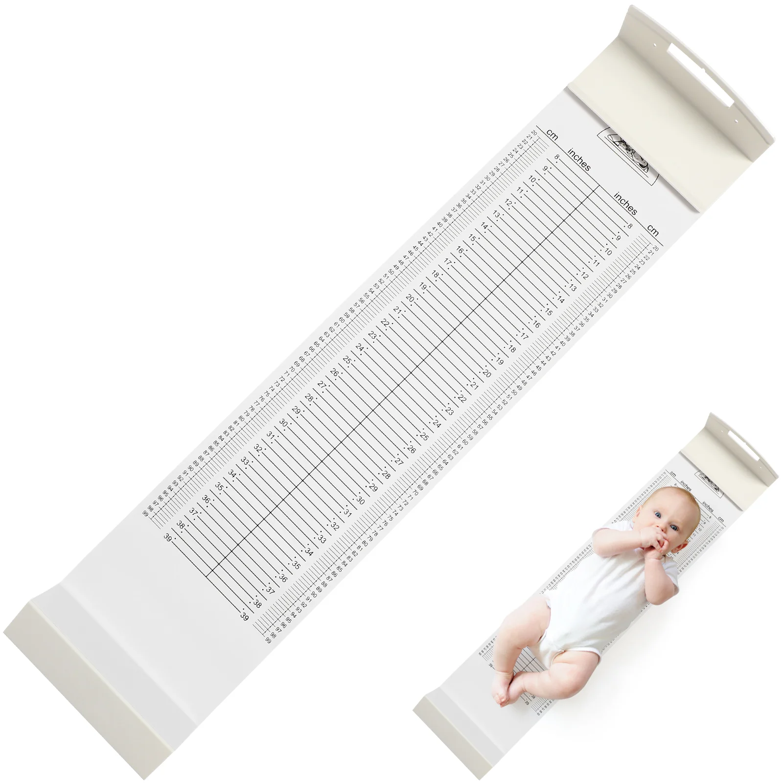 

Ruler Kids Measuring Tape Baby Height Mat Chart Pad Room Growth Measure Pvc Rulers for Newborn