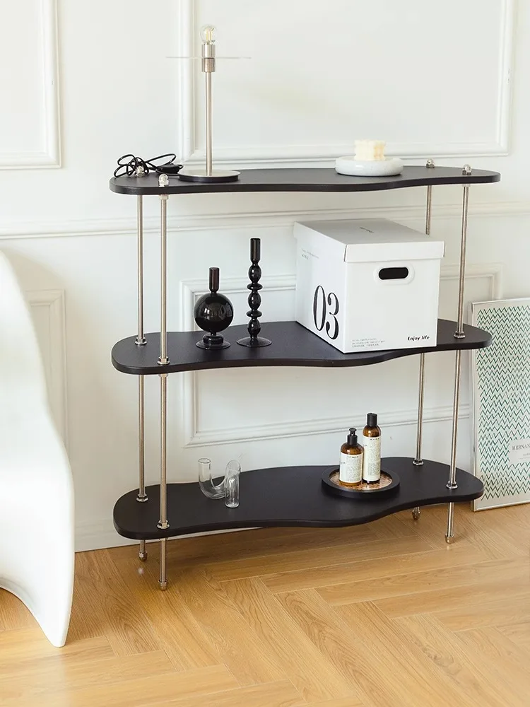

Simple modern DIY bookshelves, living room balcony, floor-to-ceiling multi-storey household storage shelves, creative antique