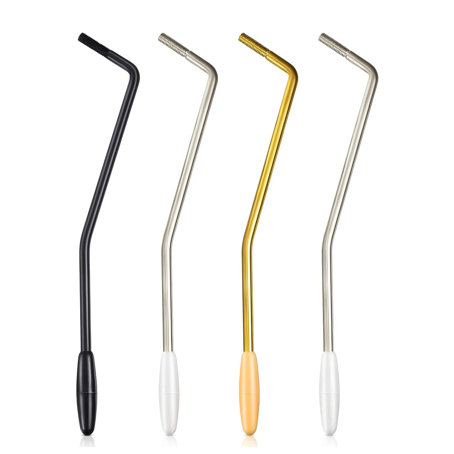 4Pcs 6Mm Thread Tremolo Arm Chitarra Elettrica Tremolo Arm Braccio Tremolo Singolo Con Punta Per Stratocaster Per Chitarra Elettrica