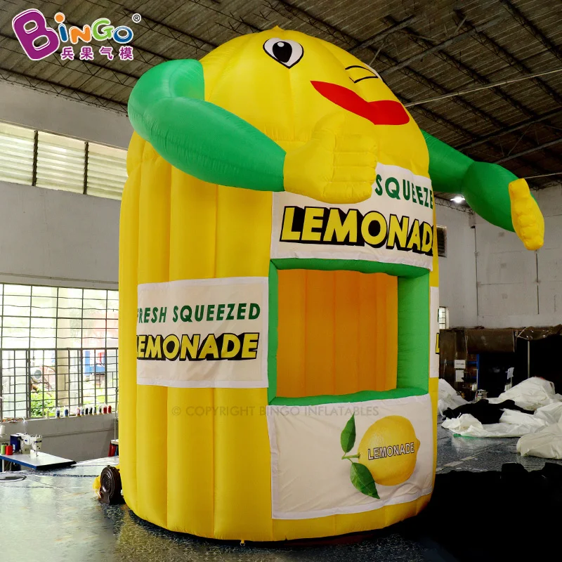 New-arrivel Inflatable Lemon LOGO Tent Inflatablie Lemon Bar/Booth Inflatable Sale Booth Tent For Event  From Bingo 2